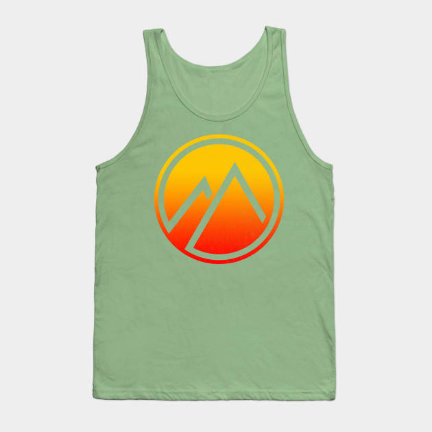 sunset mountain icon
